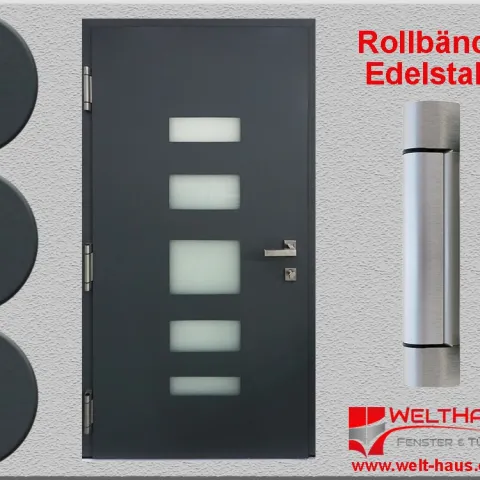 Türbänder für Vollaluminium-Systeme · WeltHaus